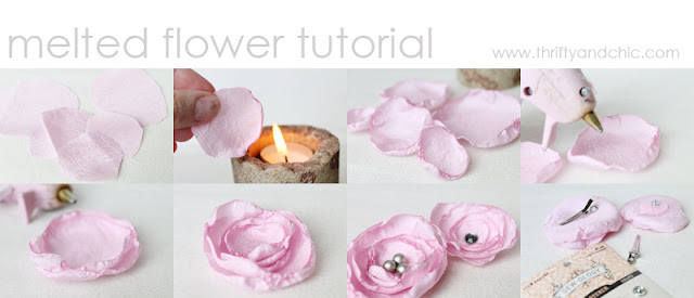 Melted Flower Tutorial