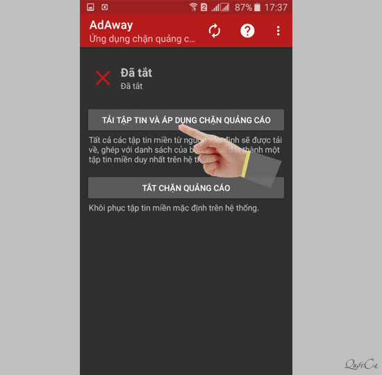 Cách chặn quảng cáo trên Android đã root