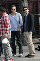 Jake and Noah Baumbach in NYC. Wonder what the paps said to earn that look?