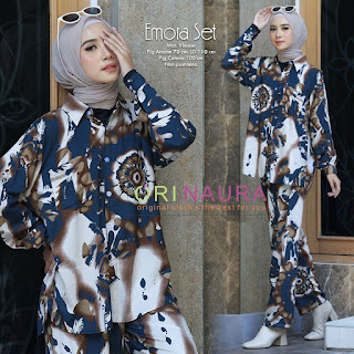 Emora Set - Gamis Muslim Terbaru