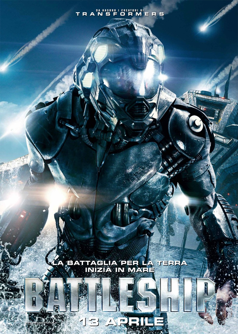 Battleship movie poster alien robot