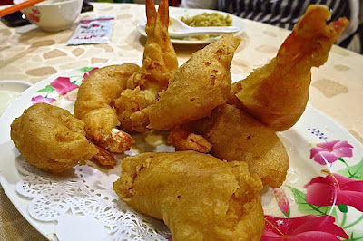 Lao You Ji, fried prawns