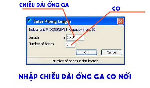 Phần mềm tính chọn thiết bị Daikin và đường ống VRV