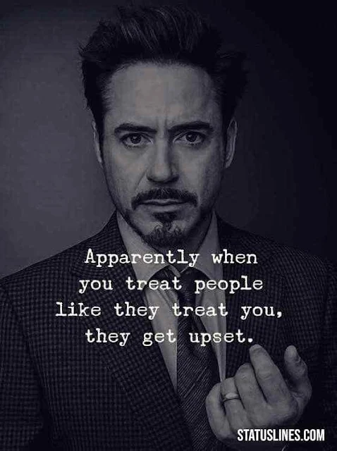 Apparently when you treat people like they treat you they get upset