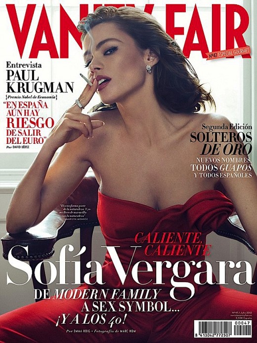 Sofia Vergara Smoking On The Cover Of Vanity Fair: Hot Or Irresponsible? » Gossip