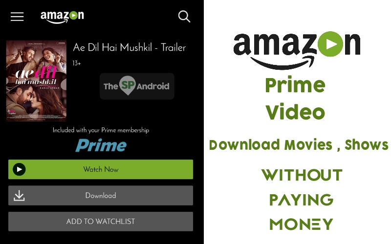 Download Movies Shows From Amazon Prime Video For Free