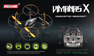 Drone Vimanas X Quadcopter 2.4G 4ch 
