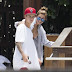 Justin Bieber And Hailey Baldwin Kiss Passionately In A New York City Garden.. {Photo}