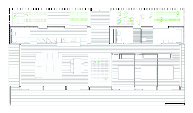 Floor plan of Modern Villa Indigo