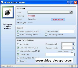 Excel Cracker-DOWNLOAD SOFTWARE PEMBUKA PASSWORD FILE MS WORD EXCEL