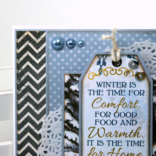 Winter is the Time Greeting Card by Ginny Nemchak for BoBunny using On This Day