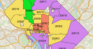 Zip Code Washington Dc Map - Maple Park Campground Map
