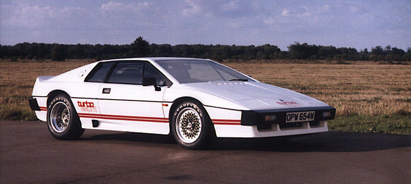 1992 Mercury Capri Xr2 Turbo. 1987 Lotus Esprit Turbo