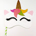 unicorn mask printable for coloring paper craft by happy paper time - free printable unicorn mask and coloring page ruffles and rain boots