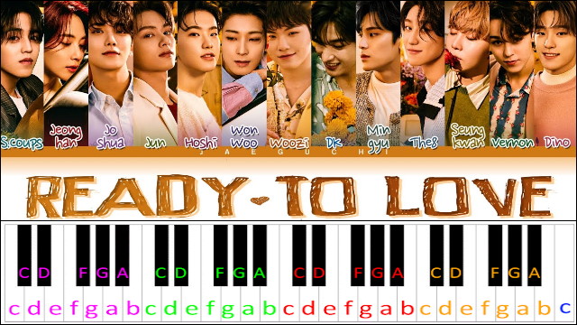 Ready to Love by SEVENTEEN Piano / Keyboard Easy Letter Notes for Beginners