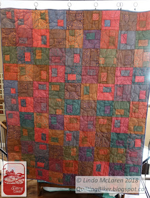 Gems quilt, full front view