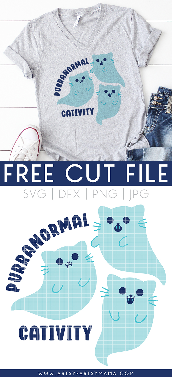 Free "Purranormal Cativity" SVG Cut File