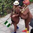 WTF? White people dress as blacks and carry Nigerian flag for Halloween (photo)