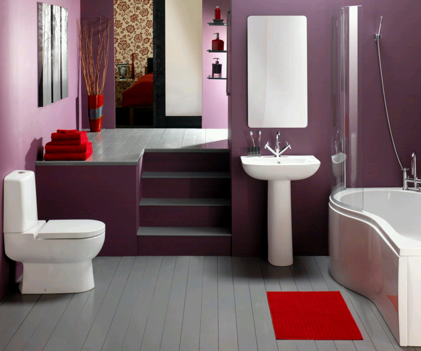 rumah rumah minimalis: Luxury modern bathrooms designs decoration ...