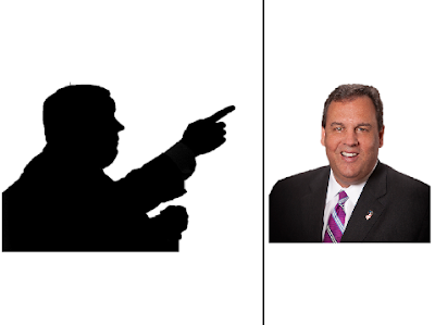 The Wonderful 1237 Chris Christie shadow black silhouette