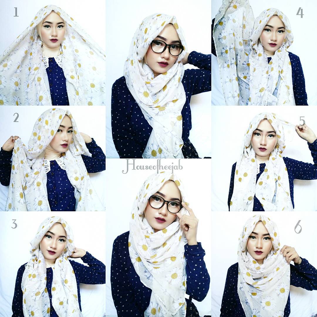 23 Ide Tutorial Hijab Indonesia Pashmina Lembut Untuk Kalian Tutorial