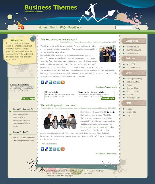 Bizmaniac business wordpress theme free download.