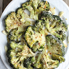 Roasted Parmesan Broccoli #vegan #recipevegetarian