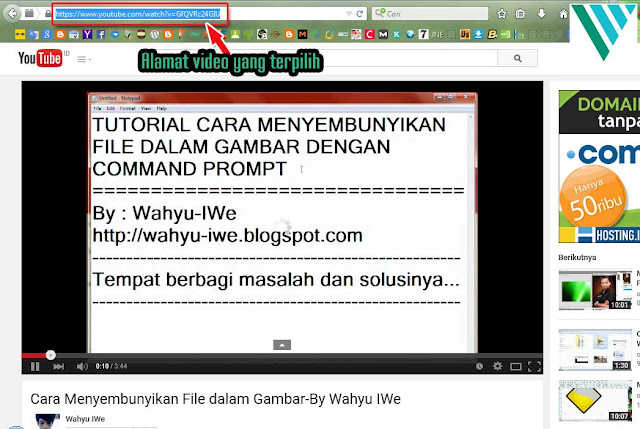 Cara Download Video Youtube Dengan 2 Huruf