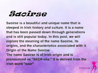 meaning of the name "Saoirse"