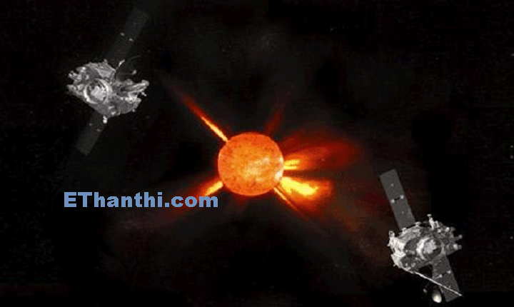 சூரியனில் மின்காந்த புயல் (Magnetic storm) ஏற்படுகிறது