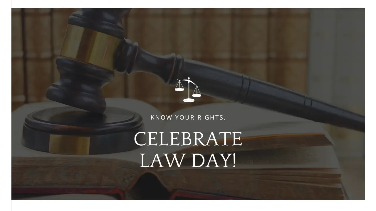 National Law Day Image Poster