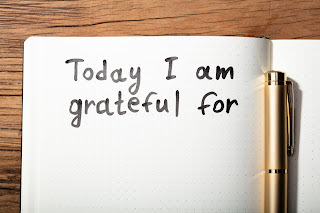 Today I'm grateful for written in a journal