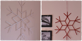 Giant Hanging Snowflake Christmas Decorations