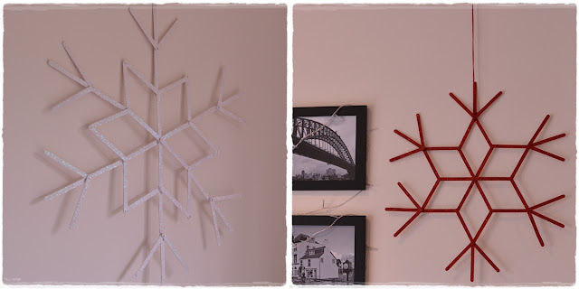 Giant Hanging Snowflake Christmas Decorations