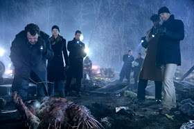 FRINGE: The team arrives at an accident site in the FRINGE episode The Transformation