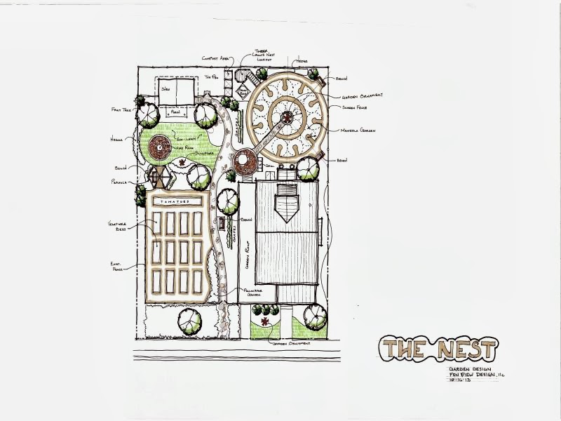 Here is a preview of the Site plan for the "Nest" Living Building 