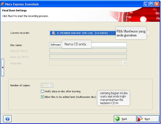 Cara Burning File Menggunakan Nero 