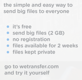 WeTransfer | como enviar grandes archivos