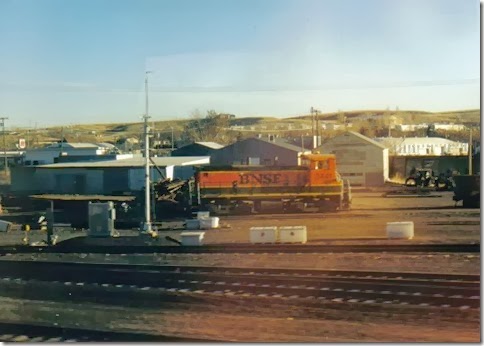 BNSF SW15 #3441 in Havre, Montana in December 2002