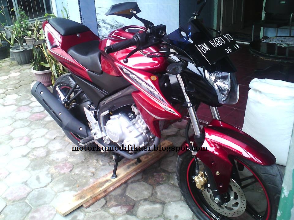 vixion modifikasi ninja 4 tak  paling bagus