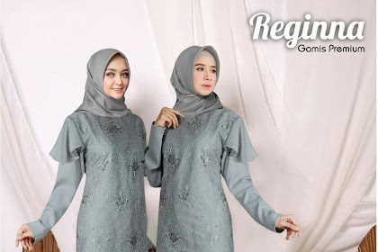 34 Model Baju Brokat Gamis