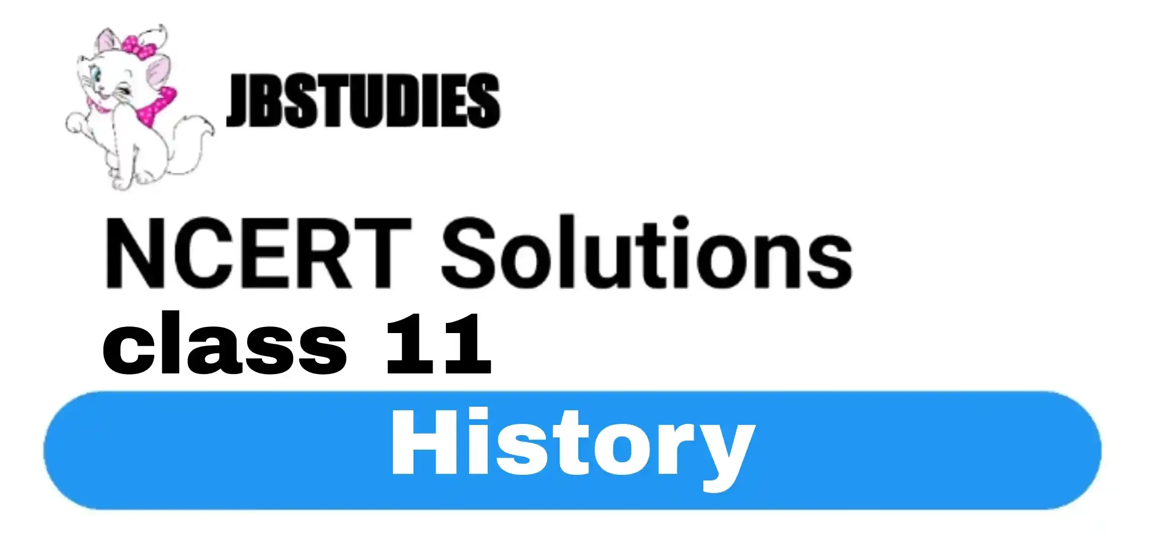 NCERT Solutions Class 11 History