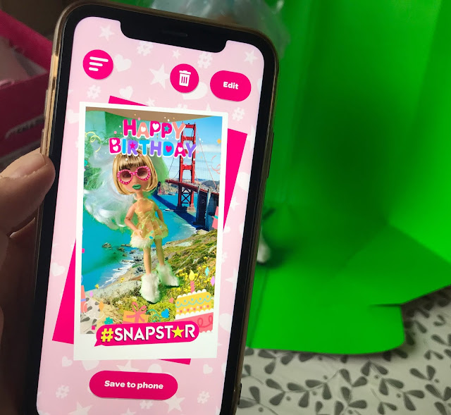 snapstar studio app features on a iphone app 