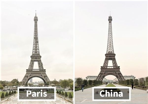 17 Karya Seni Bina Terkenal Dunia Kini Semuanya Di Ciplak Di China Termasuk Eiffel Tower, Great Sphinx Giza Dan Lain-Lain