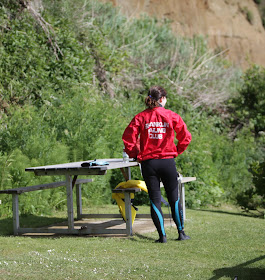 All dressed up in borrowed gear from Shanklin Sailing Club