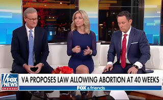 ‘Fox and Friends’ host fights back tears discussing Virginia’s 40-week abortion bill 