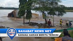 Akibat Erosi Sungai, Rumah Ambruk Di Bababinanga Pinrang 