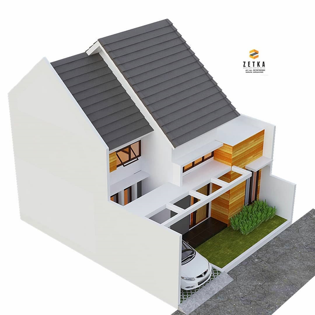 Desain Dan Denah Rumah Minimalis Modern Dengan Luas Tanah 87 M2 Tampilan Yang Elegan Untuk Di Perkotaan Homeshabbycom Design Home Plans