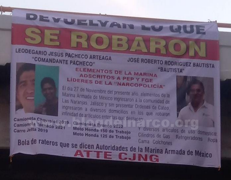 Asesinan en Hidalgo a elemento de la SEMAR acusado en Narcomanta por el CJNG de robar camionetas en las Naranjas, Jalisco