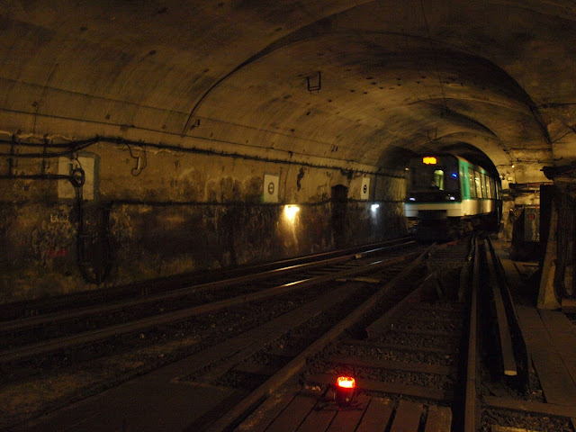 jiemve, métro, métropolitain, HAXO, Porte des Lilas, tunnel, rame